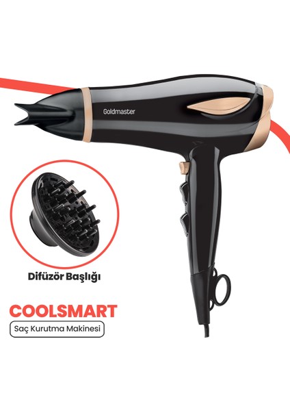 IN-6130 Coolsmart Saç Kurutma Makinası