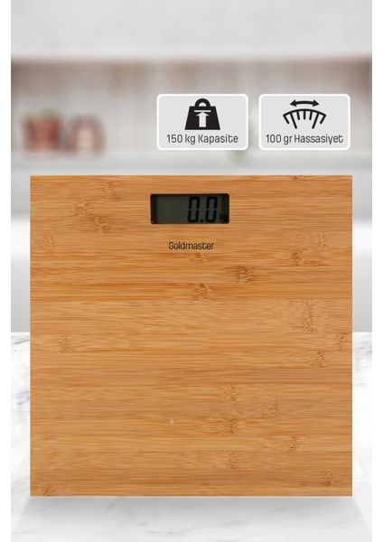 PN-3211 Pronatural Dijital Bambu Banyo Baskülü