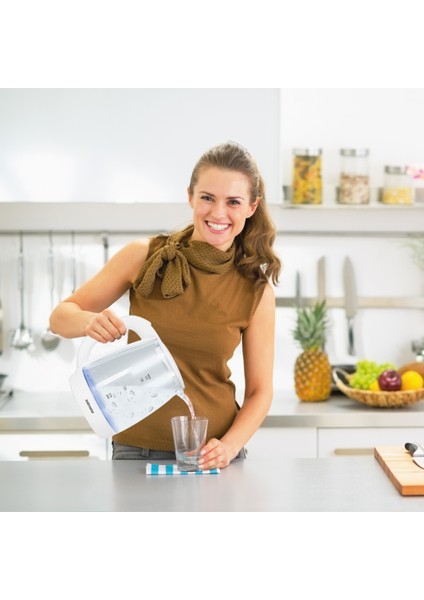 Blue 1.7 Lt Işıklı Cam Kettle Su Isıtıcı Beyaz In 6334 indirimleri