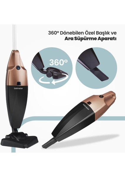 Marifet GM-7581 Dik Elektrikli Süpürge fırsatları