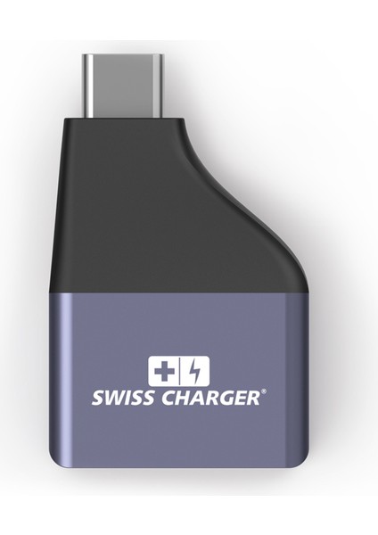 Swiss Charger 30051 Type C'den VGA Dönüştürücü Adaptör iPad MAC Windows uyumlu fiyatları