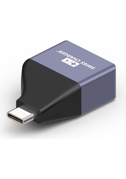 Swiss Charger 30051 Type C'den VGA Dönüştürücü Adaptör iPad MAC Windows uyumlu modelleri