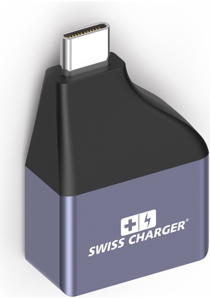 Swiss Charger 30051 Type C'den VGA Dönüştürücü Adaptör iPad MAC Windows uyumlu fırsatları