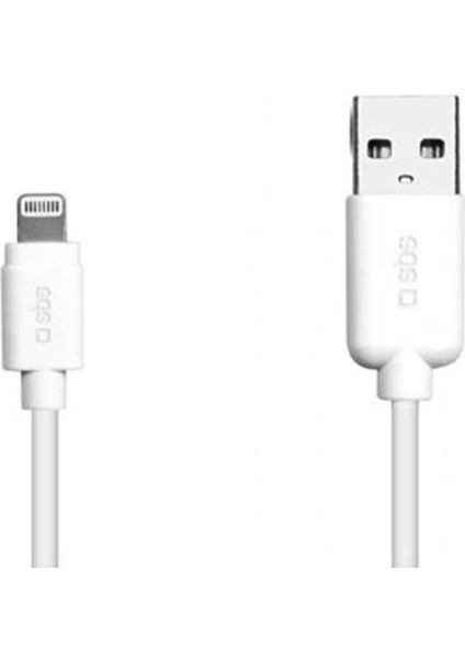 Lightning Kablo 1 M Beyaz TECABLEUSBIP5L