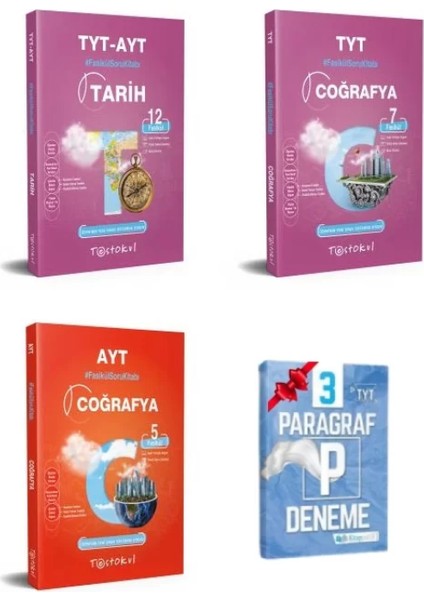 TYT- AYT Tarih TYT Coğrafya AYT Coğrafya Fasikül Soru Kitabı