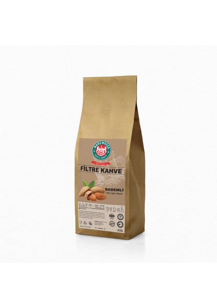Mare Mosso Acı Badem Aromalı Öğütülmüş Filtre Kahve 1 Kg.