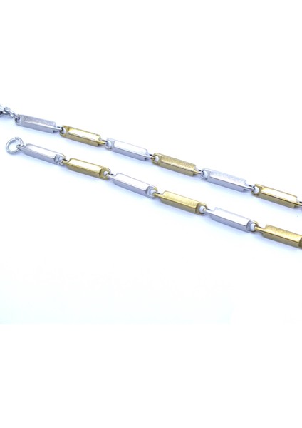 Ferizz 316L Çelik Çift Renkli 55 cm Erkek Zincir ZN-226 fiyatları