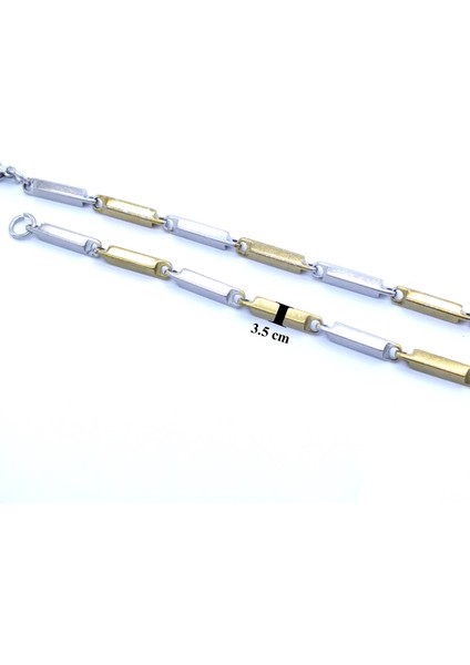 Ferizz 316L Çelik Çift Renkli 55 cm Erkek Zincir ZN-226 modelleri