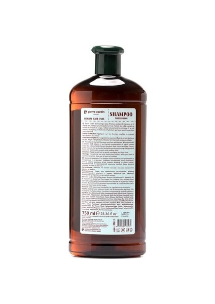 Herbal Yağlı Şaçlar Için Bitkisel Şampuan 750 Ml