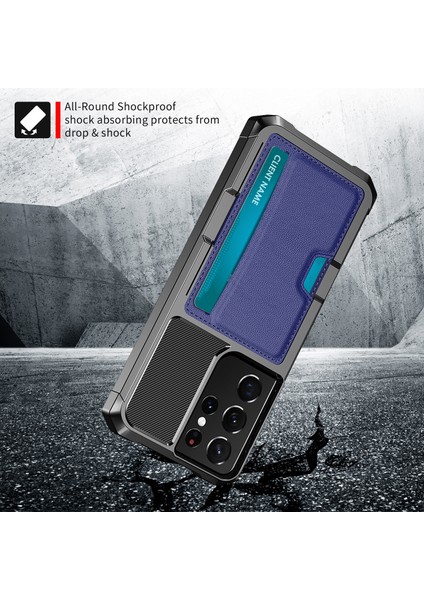 Samsung Galaxy S21 Ultra 5g Için Kart Yuvası Tutucu Kasası Telefon Kılıfı (Yurt Dışından) modelleri