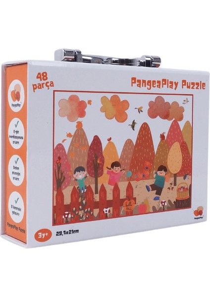 Pangeaplay 48 Parça Puzzle - Neşeli Sonbahar