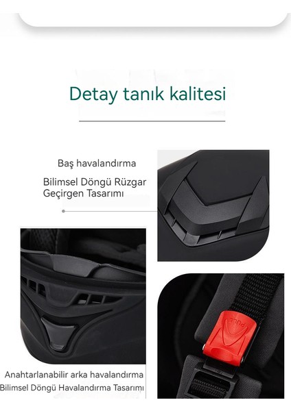 Çift Aynalı Şeffaf Vizör Kapalı Motosiklet Kask (Yurt Dışından)