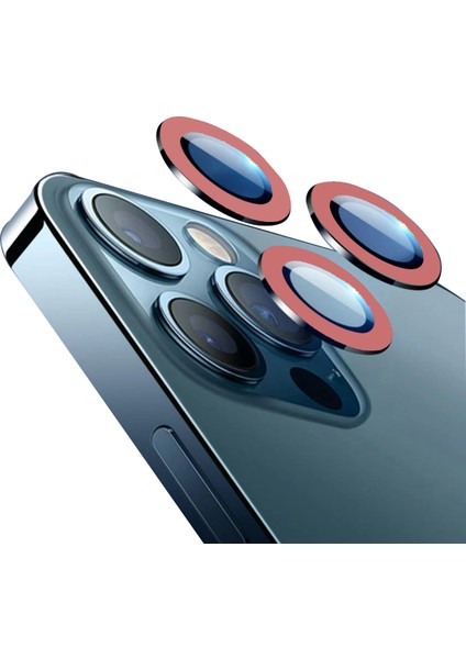 Apple iPhone 12 Pro Max Uyumlu Fosfor Seri Kamera Cam Koruyucu