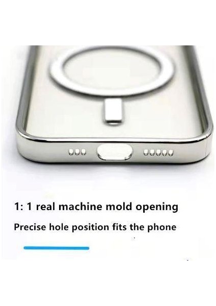 Iphone 14 Magsafe Uyumlu Parlak Lazer Kapak modelleri