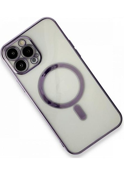 Iphone 14 Magsafe Uyumlu Parlak Lazer Kapak modelleri