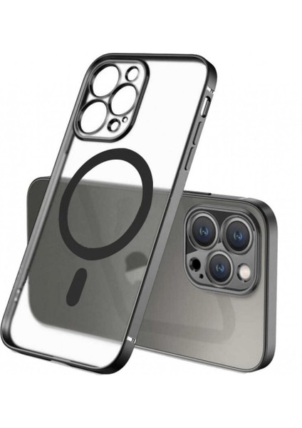 Iphone 14 Pro Magsafe Uyumlu Parlak Lazer Kapak