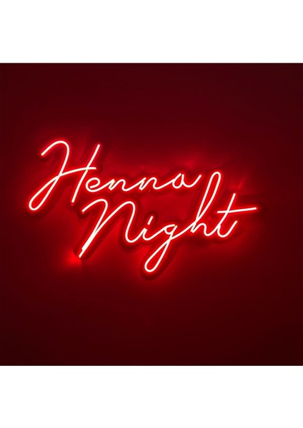 Henna Night Neon LED Duvar Aydınlatması