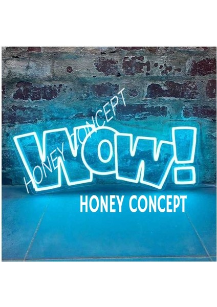 Wow Neon LED Duvar Aydınlatması