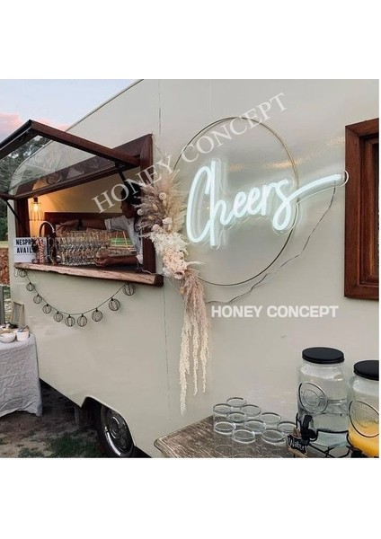 Cheers Neon LED Aydınlatma Dekoratif Duvar Işığı