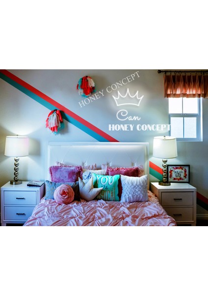 Isimli Kral Tacı Kişiye Özel Can Yazılı Neon LED