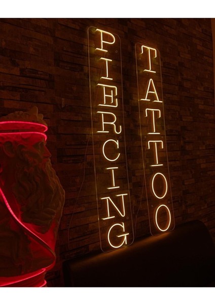 Tatto ve Piercing Ikili Neon LED