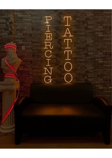 Tatto ve Piercing Ikili Neon LED