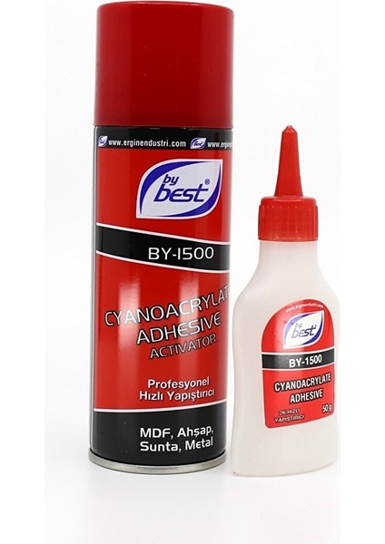 3 Adet Bybest Mdf Yapıştırıcı 200 Ml+50 gr