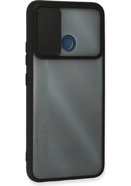 Realme C25S Kılıf Palm Buzlu Kamera Sürgülü Silikon - Siyah 300099 fiyatları