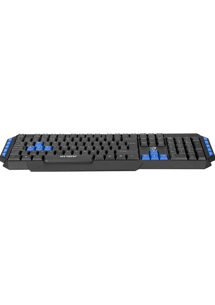 Hyk-46 Gamy Combo Siyah USB Mavi Tuşlu Q Gaming Oyuncu Klavye + Mouse + Klavye Pad Set