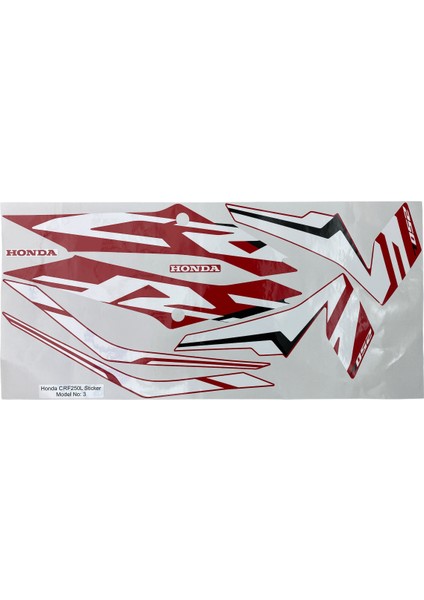 Honda CRF 250 L Etiket Seti No:3