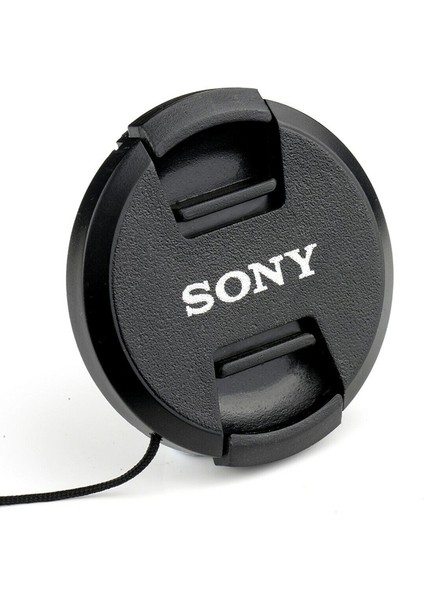 , 55MM Sony Lensler Için Snap On Lens Kapağı, Objektif Kapağı