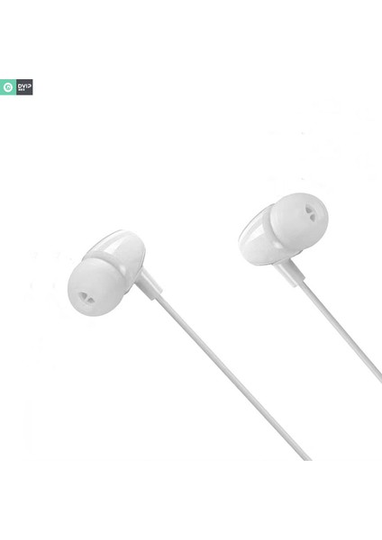 Dvıp X5 In-Ear 3.5mm Jack Girişli Mikrofonlu Kablolu Kulaklık Beyaz