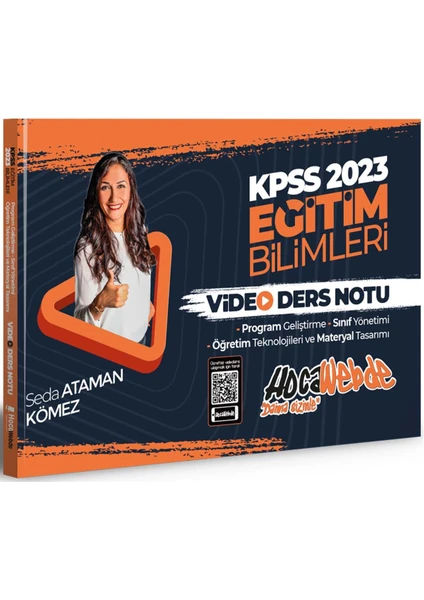 Hocawebde Yayınları KPSS 2023 Eğitim Bilimleri Pg Sınıf Yönetimi Öğretim Teknolojileri ve Materyal Tasarımı Video Ders Notu