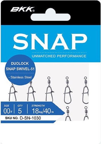 Duolock Snap Swivel-51 Fırdöndü No: 0