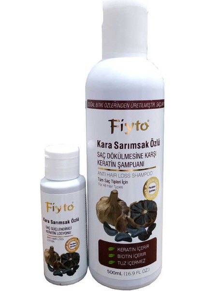 Kara Sarımsak Özlü Şampuan 500 Ml