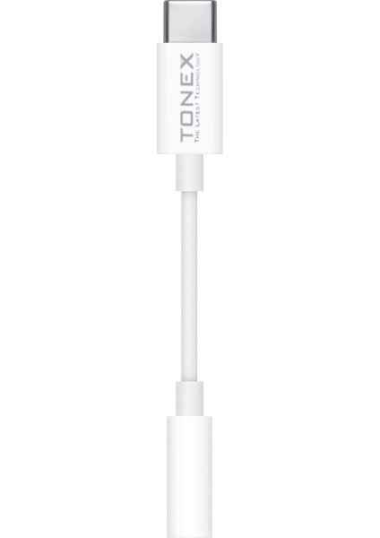Ax-03 Type-C To 3.5mm Kulaklık Dönüştürücü Kablo Beyaz