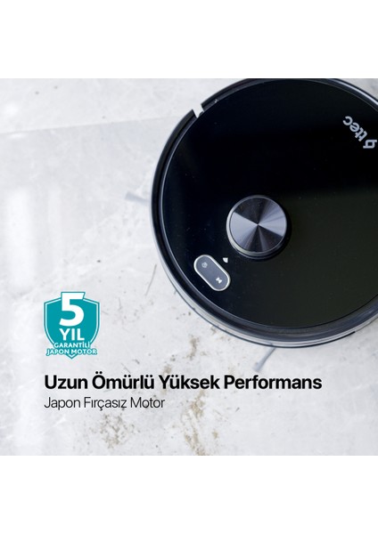 Navi LaserIQ Teknolojili Akıllı Robot Süpürge ve Paspas