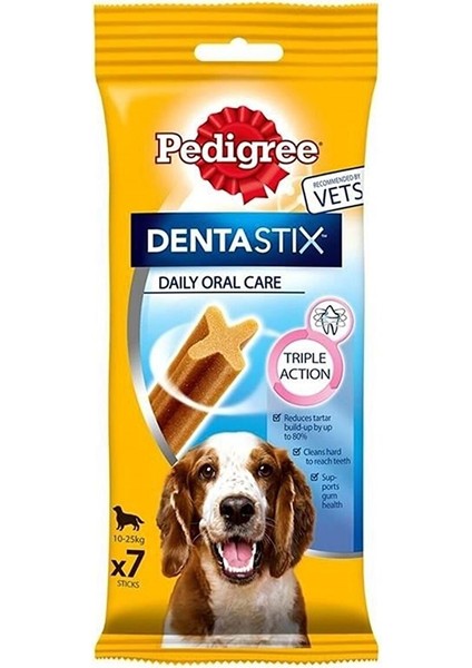 Dentastix Orta Irk Şerit Köpek Ödül Maması 180 gr (7'li)