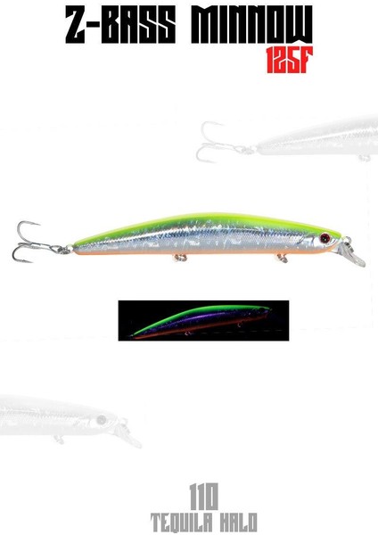 Z-Bass Minnow 125F 12.5 cm 21 gr Maket Balık
