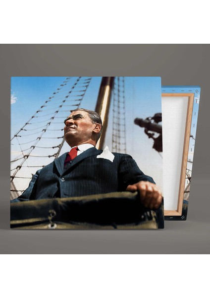 Mustafa Kemal Atatürk Vapur Kanvas Tablo