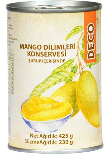 Mango Dilimleri Konservesi 425 gr