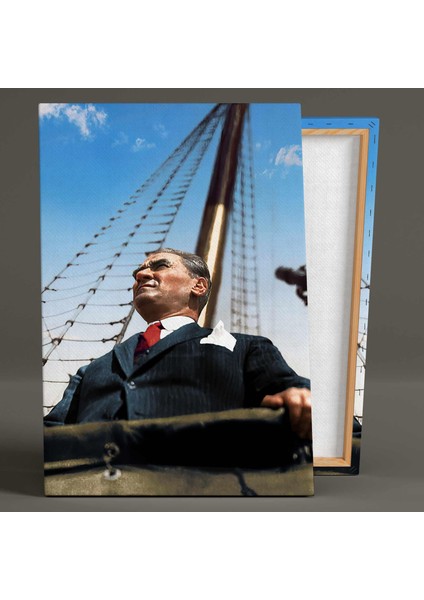 Mustafa Kemal Atatürk Vapur Kanvas Tablo fiyatları
