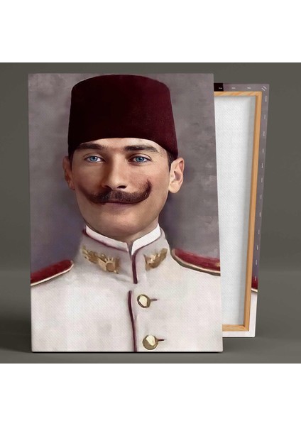 Mustafa Kemal Atatürk Askeri Öğrenci Kanvas Tablo fiyatları