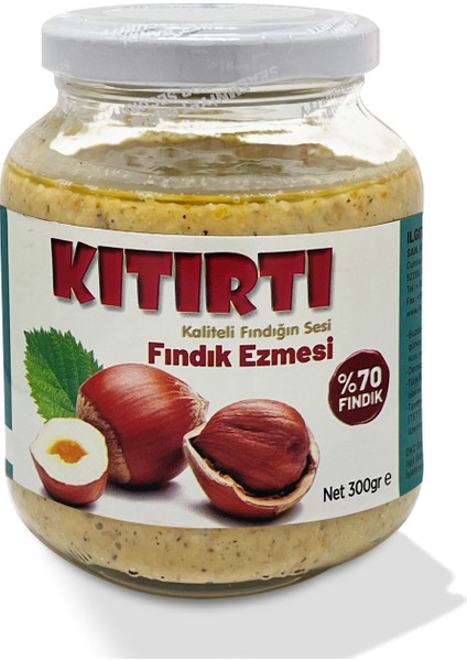 500 gr Çifte Kavrulmuş Fındık 300 gr Fındık Ezmesi Hediyeli