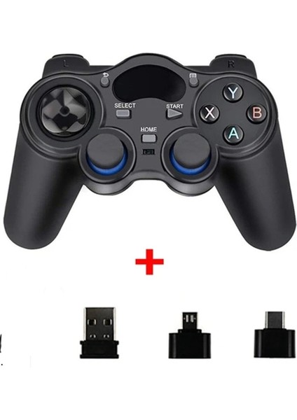 2.4g Wireless Gamepad Kablosuz Oyun Kolu Otg Pc Ps3 Tv Box Android Tv Uyumlu