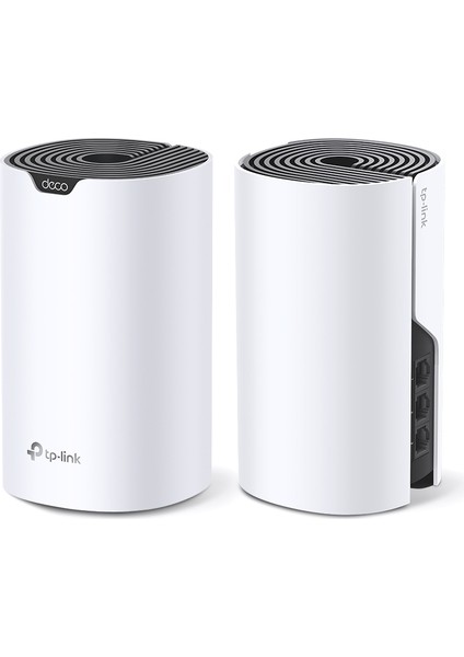 TP-Link Deco S7(2-pack), AC1900 Mbps, Dual-Band, Gigabit Portları,  360 m²'ye kadar Kapsama Alanı, 100'den Fazla Cihaz Bağlantısı, Mobil Uygulama ile Kolay Kurulum, Wi-Fi 5 Mesh Sistemi