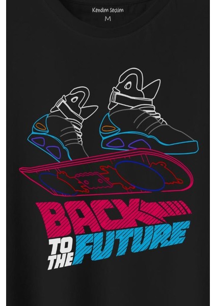 Back To The Future Geleceğe Dönüş Uçan Kaykay Baskılı Tişört T-Shirt fiyatları