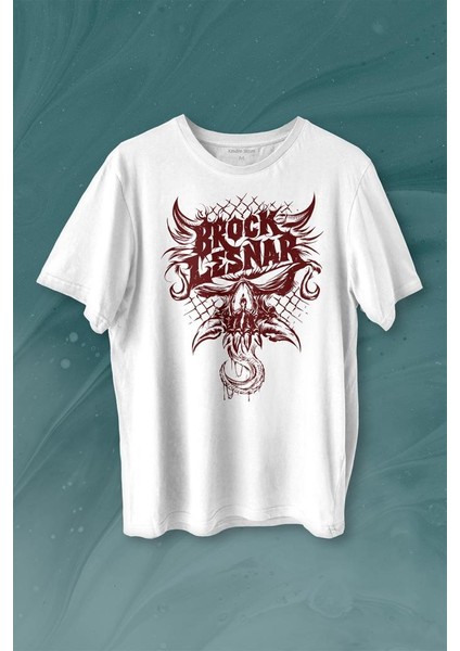 Brock Lesnar Logo Wwe Ufc Amerikan Güreşi Spor Baskılı Tişört T-Shirt