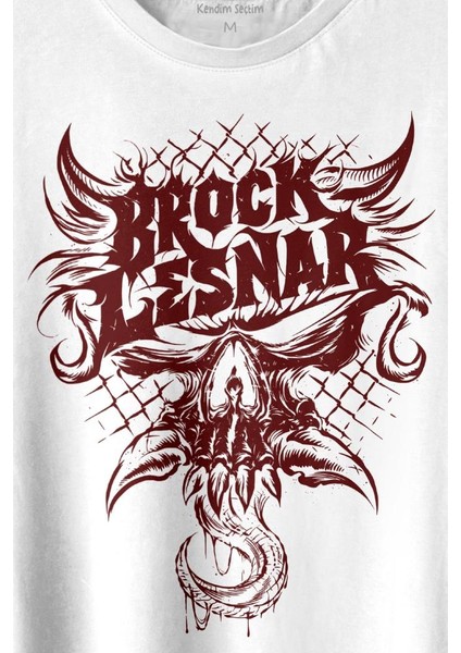 Brock Lesnar Logo Wwe Ufc Amerikan Güreşi Spor Baskılı Tişört T-Shirt fiyatları