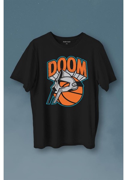Mf Doom Basketbol Hip Hop Maske Baskılı Tişört T-Shirt